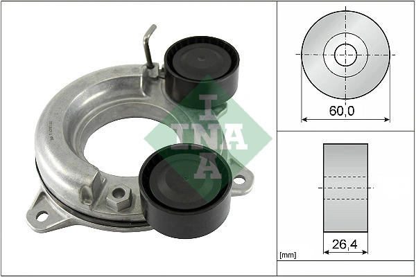 Belt Tensioner, V-ribbed belt